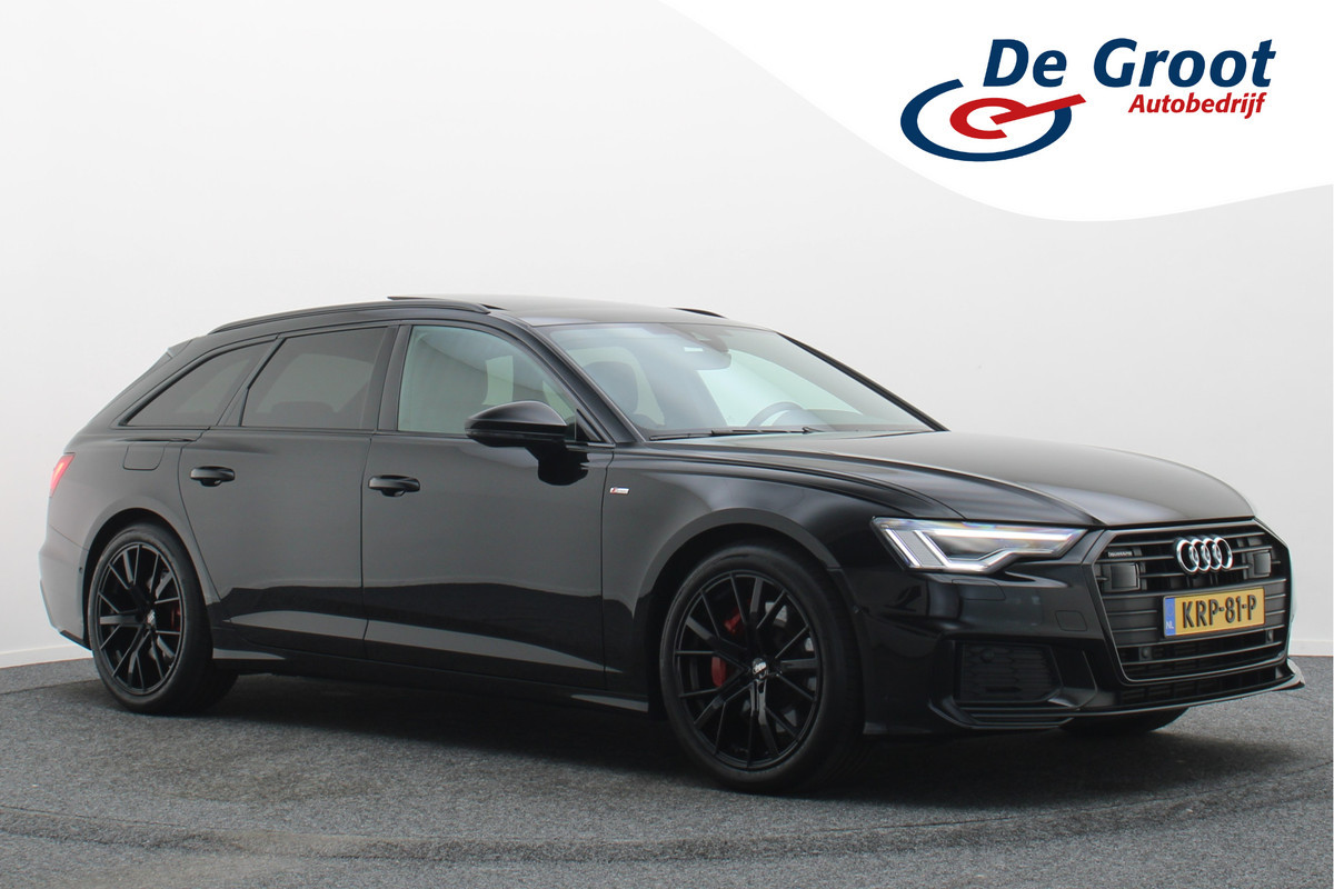 Audi A6 Avant 55 TFSI e quattro Pro Line S Competition SOH 100%, Panoramadak, Memory, Leer, Camera, Trekhaak, 20"