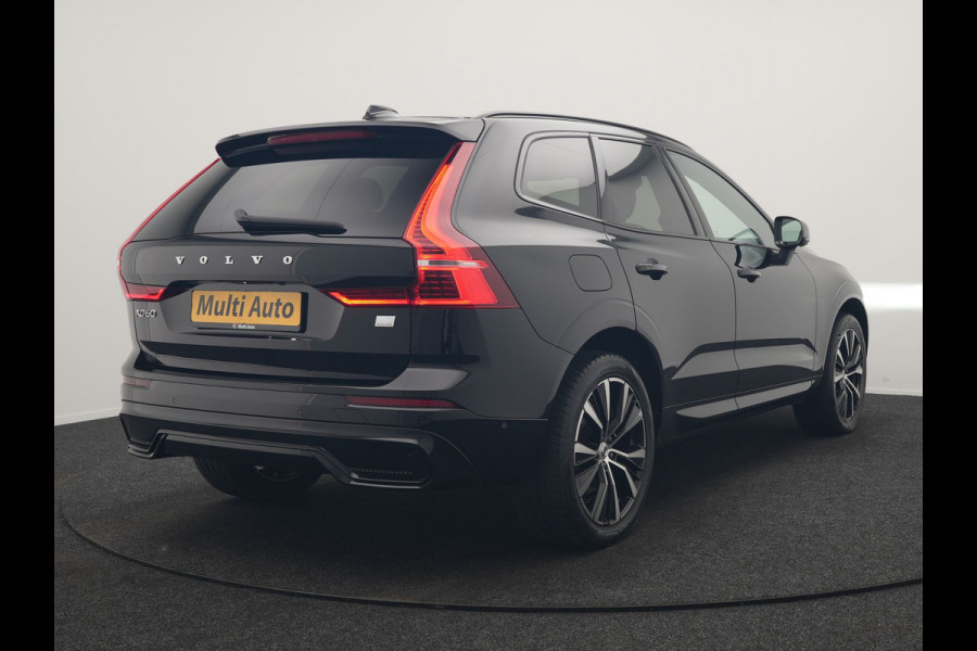 Volvo XC60 T8 AWD Ultimate Dark LONG RANGE PHEV 455pk Dealer O.H. | Trekhaak Af Fabriek | Panodak | Adaptive Cruise | Head Up | 360 Camera | Harman / Kardon | Lederen Comfortzetels Massage & Ventilatie & Memory | Keyless | Stoelen & Stuur Verwarmd | Plug In Hybrid |