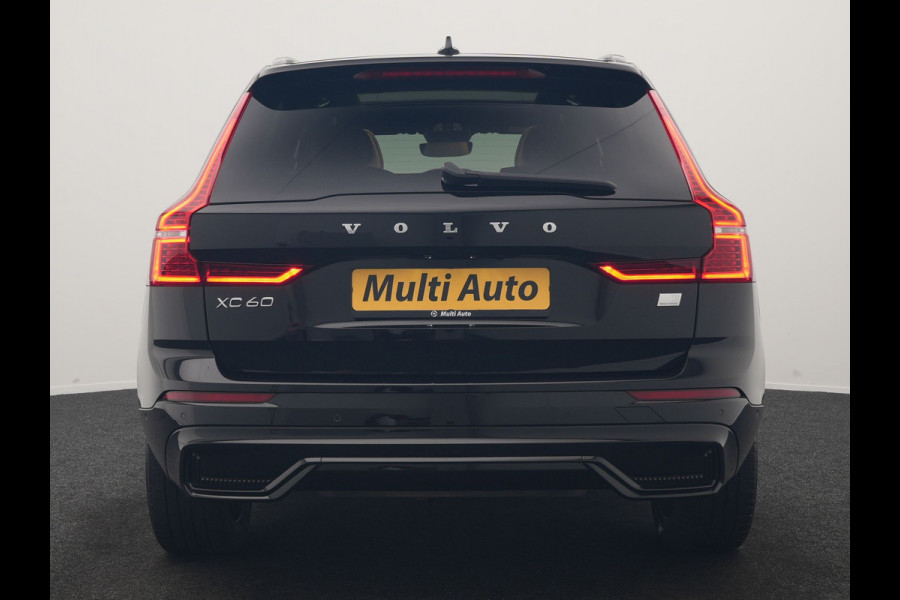 Volvo XC60 T8 AWD Ultimate Dark LONG RANGE PHEV 455pk Dealer O.H. | Trekhaak Af Fabriek | Panodak | Adaptive Cruise | Head Up | 360 Camera | Harman / Kardon | Lederen Comfortzetels Massage & Ventilatie & Memory | Keyless | Stoelen & Stuur Verwarmd | Plug In Hybrid |