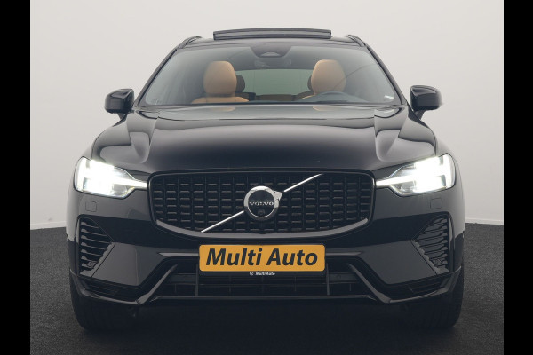 Volvo XC60 T8 AWD Ultimate Dark LONG RANGE PHEV 455pk Dealer O.H. | Trekhaak Af Fabriek | Panodak | Adaptive Cruise | Head Up | 360 Camera | Harman / Kardon | Lederen Comfortzetels Massage & Ventilatie & Memory | Keyless | Stoelen & Stuur Verwarmd | Plug In Hybrid |