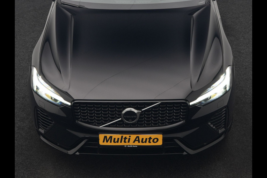 Volvo XC60 T8 AWD Ultimate Dark LONG RANGE PHEV 455pk Dealer O.H. | Trekhaak Af Fabriek | Panodak | Adaptive Cruise | Head Up | 360 Camera | Harman / Kardon | Lederen Comfortzetels Massage & Ventilatie & Memory | Keyless | Stoelen & Stuur Verwarmd | Plug In Hybrid |