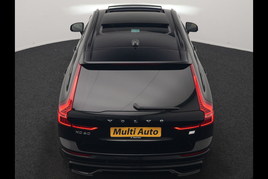 Volvo XC60 T8 AWD Ultimate Dark LONG RANGE PHEV 455pk Dealer O.H. | Trekhaak Af Fabriek | Panodak | Adaptive Cruise | Head Up | 360 Camera | Harman / Kardon | Lederen Comfortzetels Massage & Ventilatie & Memory | Keyless | Stoelen & Stuur Verwarmd | Plug In Hybrid |