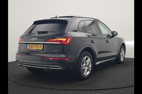Audi Q5 50 TFSI e Advanced edition PHEV 300pk | Trekhaak Af Fabriek | Panodak | 360 Camera | Lederen Comfortzetels Verwarmd | Cruise Control | Virtual | Navigatie | DAB | Plug In Hybrid |
