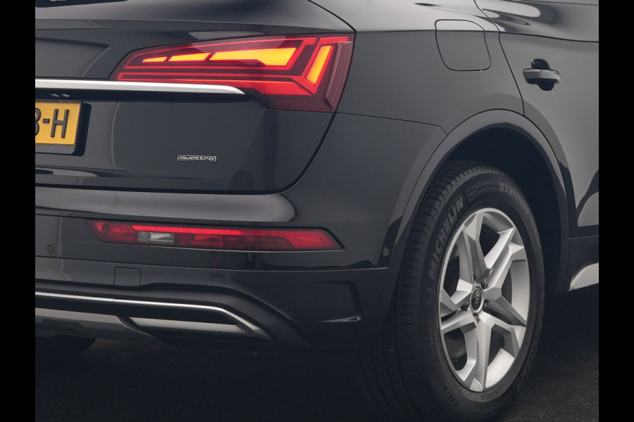 Audi Q5 50 TFSI e Advanced edition PHEV 300pk | Trekhaak Af Fabriek | Panodak | 360 Camera | Lederen Comfortzetels Verwarmd | Cruise Control | Virtual | Navigatie | DAB | Plug In Hybrid |