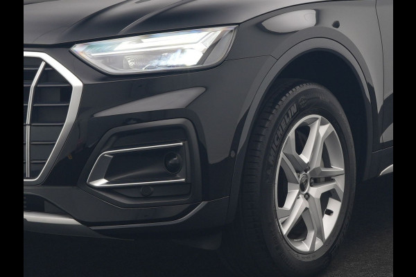 Audi Q5 50 TFSI e Advanced edition PHEV 300pk | Trekhaak Af Fabriek | Panodak | 360 Camera | Lederen Comfortzetels Verwarmd | Cruise Control | Virtual | Navigatie | DAB | Plug In Hybrid |