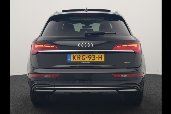 Audi Q5 50 TFSI e Advanced edition PHEV 300pk | Trekhaak Af Fabriek | Panodak | 360 Camera | Lederen Comfortzetels Verwarmd | Cruise Control | Virtual | Navigatie | DAB | Plug In Hybrid |