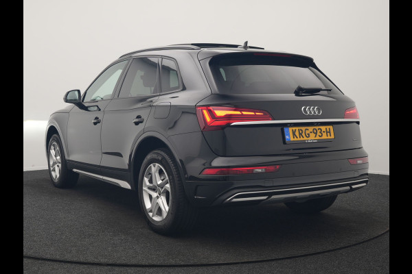 Audi Q5 50 TFSI e Advanced edition PHEV 300pk | Trekhaak Af Fabriek | Panodak | 360 Camera | Lederen Comfortzetels Verwarmd | Cruise Control | Virtual | Navigatie | DAB | Plug In Hybrid |