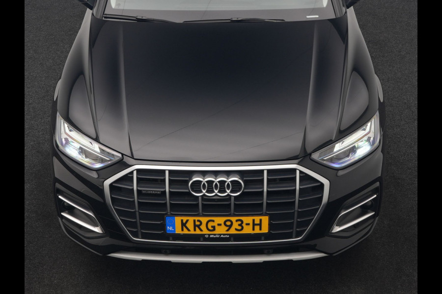 Audi Q5 50 TFSI e Advanced edition PHEV 300pk | Trekhaak Af Fabriek | Panodak | 360 Camera | Lederen Comfortzetels Verwarmd | Cruise Control | Virtual | Navigatie | DAB | Plug In Hybrid |