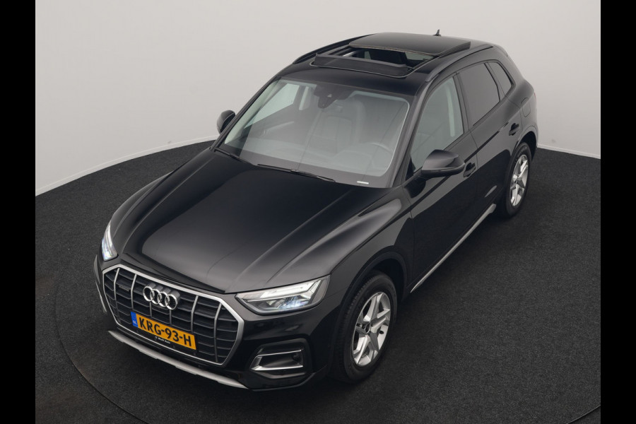 Audi Q5 50 TFSI e Advanced edition PHEV 300pk | Trekhaak Af Fabriek | Panodak | 360 Camera | Lederen Comfortzetels Verwarmd | Cruise Control | Virtual | Navigatie | DAB | Plug In Hybrid |