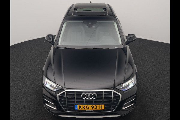 Audi Q5 50 TFSI e Advanced edition PHEV 300pk | Trekhaak Af Fabriek | Panodak | 360 Camera | Lederen Comfortzetels Verwarmd | Cruise Control | Virtual | Navigatie | DAB | Plug In Hybrid |