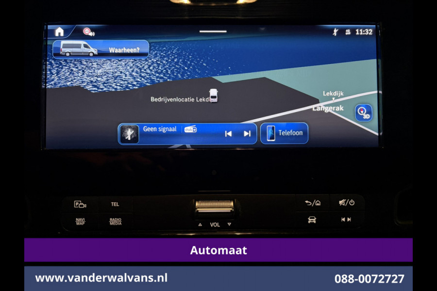 Mercedes-Benz Sprinter 317 CDI 170pk 9G-Tronic Automaat L2H2 2025 model Euro6 Airco | Camera | XXL Navigatie | Adaptieve Cruisecontrol | LED Chauffeursstoel, Parkeersensoren, Stoelverwarming, Bijrijdersbank