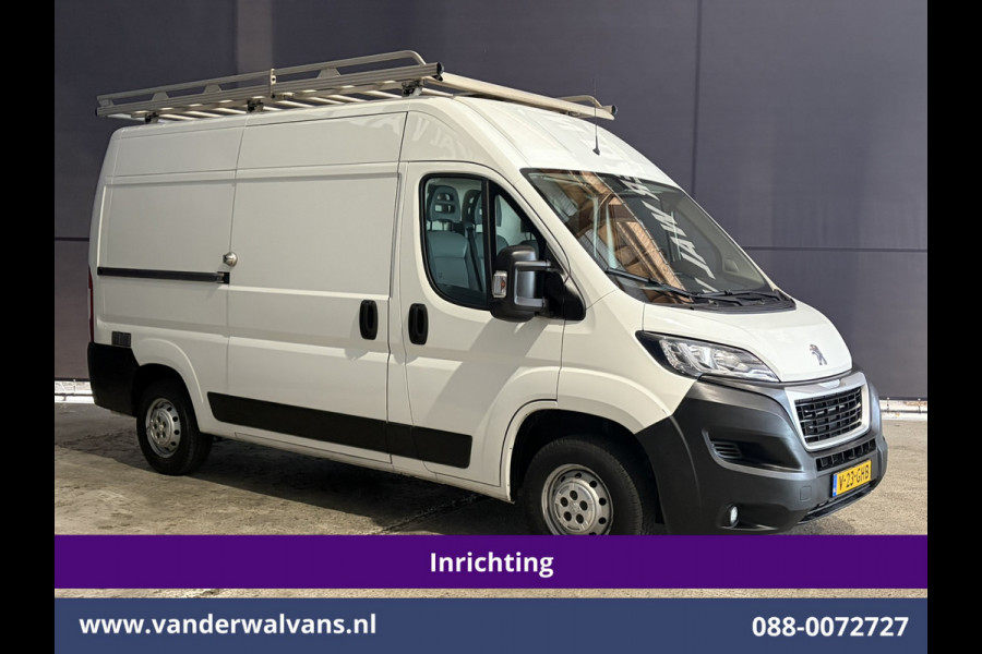 Peugeot Boxer 2.0 BlueHDI 131pk L2H2 Inrichting Euro6 Airco | Imperiaal | Camera | 2500kg Trekhaak | Cruisecontrol Parkeersensoren, Bijrijdersbank