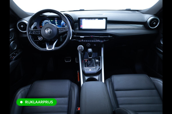 Alfa Romeo Tonale 1.5T Hybrid Veloce | Leer | Panoramadak | Elec. achterklep | Afn. trekhaak | Adap. Cruise | Harman Kardo | Stoel- verwamring en Stoel koeling, Stuur verwarming, 360 Camera, Stoel met gehuegen