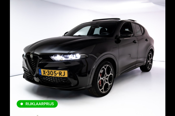 Alfa Romeo Tonale 1.5T Hybrid Veloce | Leer | Panoramadak | Elec. achterklep | Afn. trekhaak | Adap. Cruise | Harman Kardo | Stoel- verwamring en Stoel koeling, Stuur verwarming, 360 Camera, Stoel met gehuegen