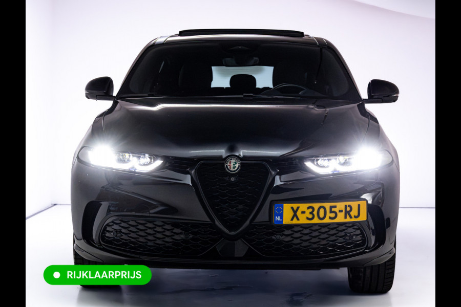 Alfa Romeo Tonale 1.5T Hybrid Veloce | Leer | Panoramadak | Elec. achterklep | Afn. trekhaak | Adap. Cruise | Harman Kardo | Stoel- verwamring en Stoel koeling, Stuur verwarming, 360 Camera, Stoel met gehuegen