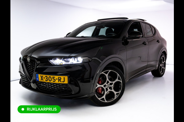 Alfa Romeo Tonale 1.5T Hybrid Veloce | Leer | Panoramadak | Elec. achterklep | Afn. trekhaak | Adap. Cruise | Harman Kardo | Stoel- verwamring en Stoel koeling, Stuur verwarming, 360 Camera, Stoel met gehuegen