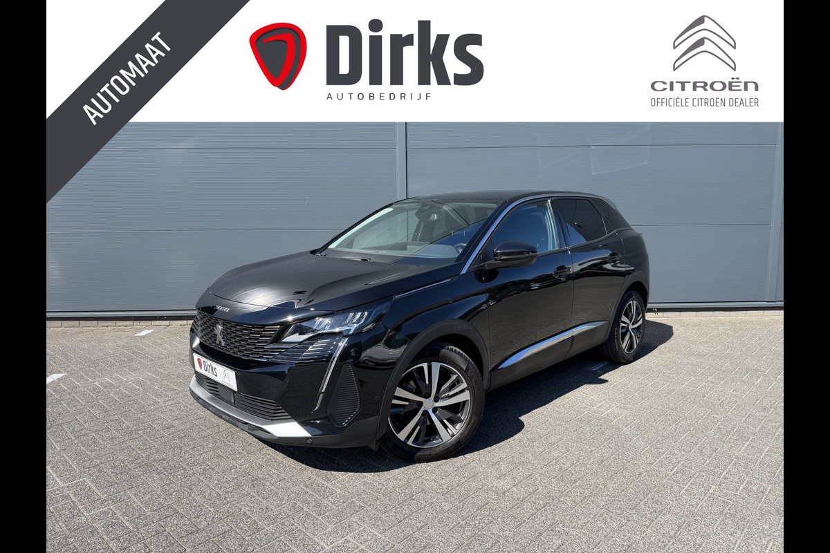 Peugeot 3008 130pk Allure Pack (Leder incl stoelverwarming - Elektrische klep - LED - 360gr Camera - Keyless Entry - Navigatie - Automatische