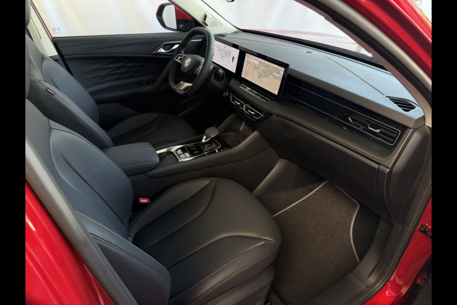 MG MG HS PHEV 1.5 TGDI LUXURY PHEV PLUG-IN HYBRIDE | LEER | 272PK NIEUWE AUTO | 100KM ELEK. BEREIK | 360° CAMERA | ELEKTRISCHE ACHTERKLEP | ST