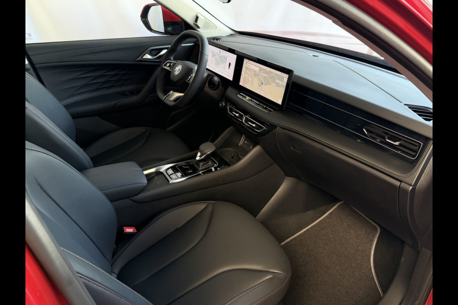 MG MG HS PHEV 1.5 TGDI LUXURY PHEV PLUG-IN HYBRIDE | LEER | 272PK NIEUWE AUTO | 100KM ELEK. BEREIK | 360° CAMERA | ELEKTRISCHE ACHTERKLEP | ST