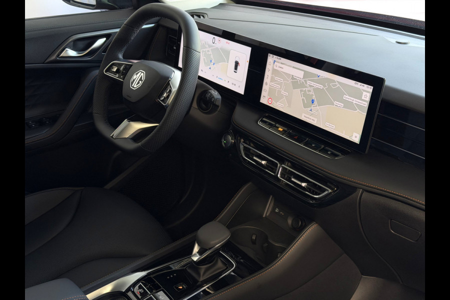 MG MG HS PHEV 1.5 TGDI LUXURY PHEV PLUG-IN HYBRIDE | LEER | 272PK NIEUWE AUTO | 100KM ELEK. BEREIK | 360° CAMERA | ELEKTRISCHE ACHTERKLEP | ST
