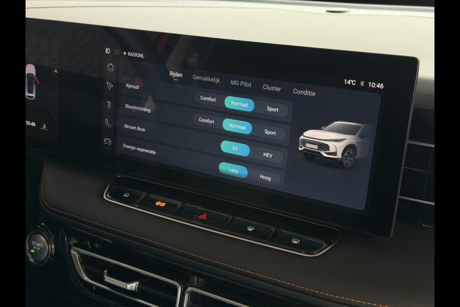 MG MG HS PHEV 1.5 TGDI LUXURY PHEV PLUG-IN HYBRIDE | LEER | 272PK NIEUWE AUTO | 100KM ELEK. BEREIK | 360° CAMERA | ELEKTRISCHE ACHTERKLEP | ST