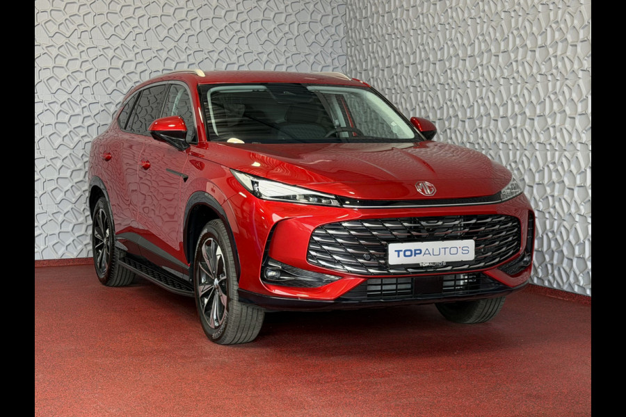 MG MG HS PHEV 1.5 TGDI LUXURY PHEV PLUG-IN HYBRIDE | LEER | 272PK NIEUWE AUTO | 100KM ELEK. BEREIK | 360° CAMERA | ELEKTRISCHE ACHTERKLEP | ST