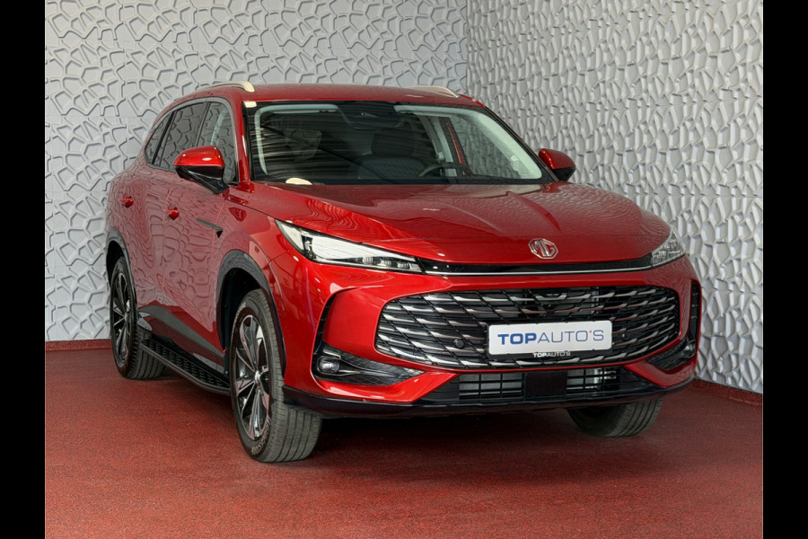 MG MG HS PHEV 1.5 TGDI LUXURY PHEV PLUG-IN HYBRIDE | LEER | 272PK NIEUWE AUTO | 100KM ELEK. BEREIK | 360° CAMERA | ELEKTRISCHE ACHTERKLEP | ST