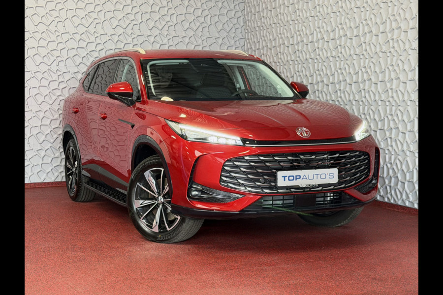 MG MG HS PHEV 1.5 TGDI LUXURY PHEV PLUG-IN HYBRIDE | LEER | 272PK NIEUWE AUTO | 100KM ELEK. BEREIK | 360° CAMERA | ELEKTRISCHE ACHTERKLEP | ST