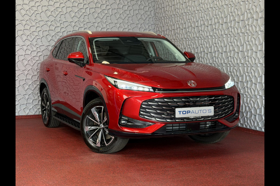MG MG HS PHEV 1.5 TGDI LUXURY PHEV PLUG-IN HYBRIDE | LEER | 272PK NIEUWE AUTO | 100KM ELEK. BEREIK | 360° CAMERA | ELEKTRISCHE ACHTERKLEP | ST