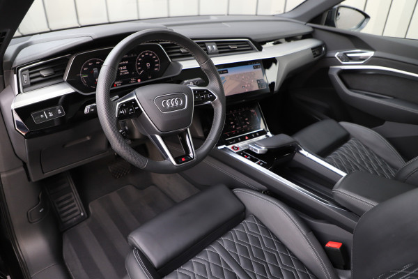 Audi e-tron Sportback S quattro 95 kWh | 503PK | Head-up | Luchtvering | Keyless-go | Bang&Olufsen | Pano | Stuurwielverw. | ACC | 2022.