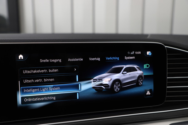 Mercedes-Benz GLE 350e AMG 4-Matic | 333PK | Luchtvering | Burmester | Keyless-go | Memory | Sfeerverlichting | Multibeam | Pano | NL-Auto | 2023.