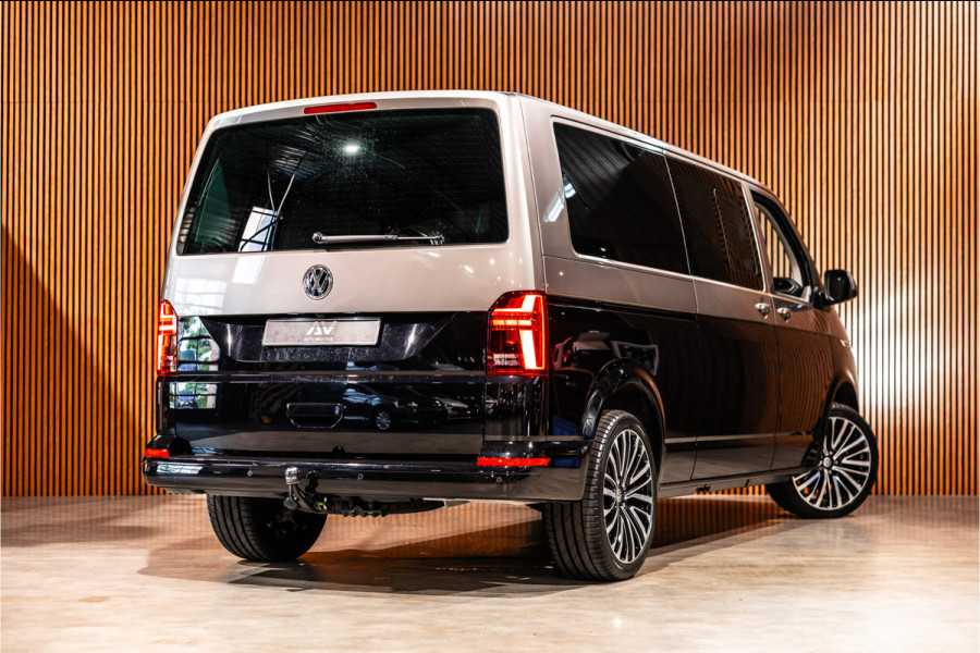 Volkswagen Transporter T6.1 2.0 TDI L2H1 DC Caravelle | Dubbel cabine | Two-tone | CarPlay | Camera | MF Stuur | Cruise control | Climate control | 6-zitter | BPM vrij | Nieuwe APK | Dealer onderhouden