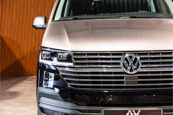 Volkswagen Transporter T6.1 2.0 TDI L2H1 DC Caravelle | Dubbel cabine | Two-tone | CarPlay | Camera | MF Stuur | Cruise control | Climate control | 6-zitter | BPM vrij | Nieuwe APK | Dealer onderhouden