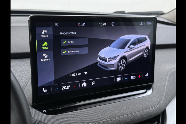 Škoda Enyaq iV60 SOH 94% Camera Adap.Cruise 3-Zone Ecc Stoel+Stuurverwarming Elek.A.klep Elek.Stoel+Memory Navi DAB Pdc Apple Carplay Android Auto Privacy Glas Usb Led SmartLink 19''LM Business Edition 1e Eigenaar Dealeronderhouden Origineel Nederlandse Auto