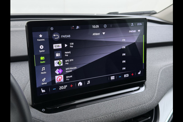 Škoda Enyaq iV60 SOH 94% Camera Adap.Cruise 3-Zone Ecc Stoel+Stuurverwarming Elek.A.klep Elek.Stoel+Memory Navi DAB Pdc Apple Carplay Android Auto Privacy Glas Usb Led SmartLink 19''LM Business Edition 1e Eigenaar Dealeronderhouden Origineel Nederlandse Auto