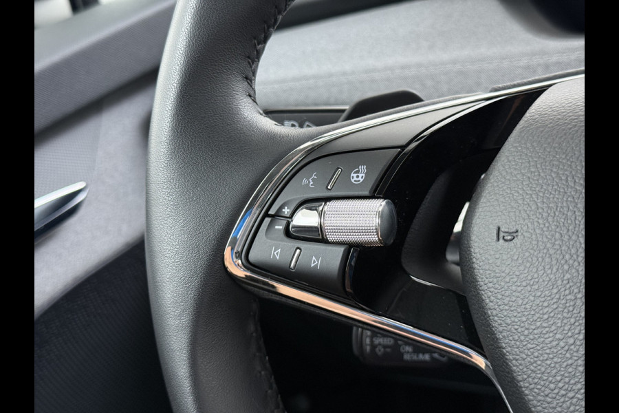Škoda Enyaq iV60 SOH 94% Camera Adap.Cruise 3-Zone Ecc Stoel+Stuurverwarming Elek.A.klep Elek.Stoel+Memory Navi DAB Pdc Apple Carplay Android Auto Privacy Glas Usb Led SmartLink 19''LM Business Edition 1e Eigenaar Dealeronderhouden Origineel Nederlandse Auto