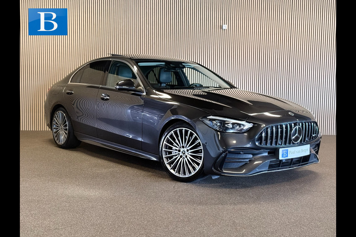 Mercedes-Benz C-Klasse 220D AMG STYLING-PANORAMA-MEMORY-BURMESTER-ACC-TREKHAAK-ZEER COMPLEET