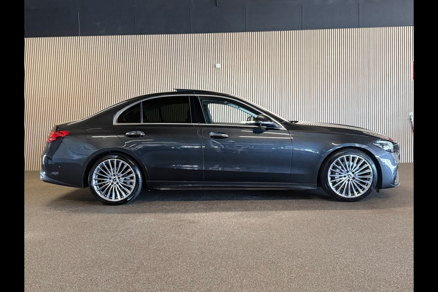 Mercedes-Benz C-Klasse 220D AMG STYLING-PANORAMA-MEMORY-BURMESTER-ACC-TREKHAAK-ZEER COMPLEET