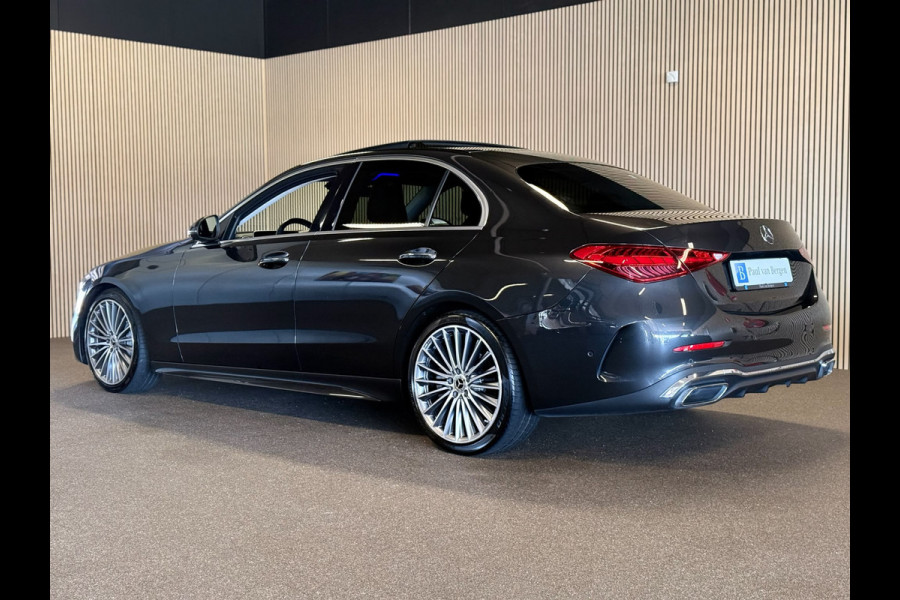 Mercedes-Benz C-Klasse 220D AMG STYLING-PANORAMA-MEMORY-BURMESTER-ACC-TREKHAAK-ZEER COMPLEET