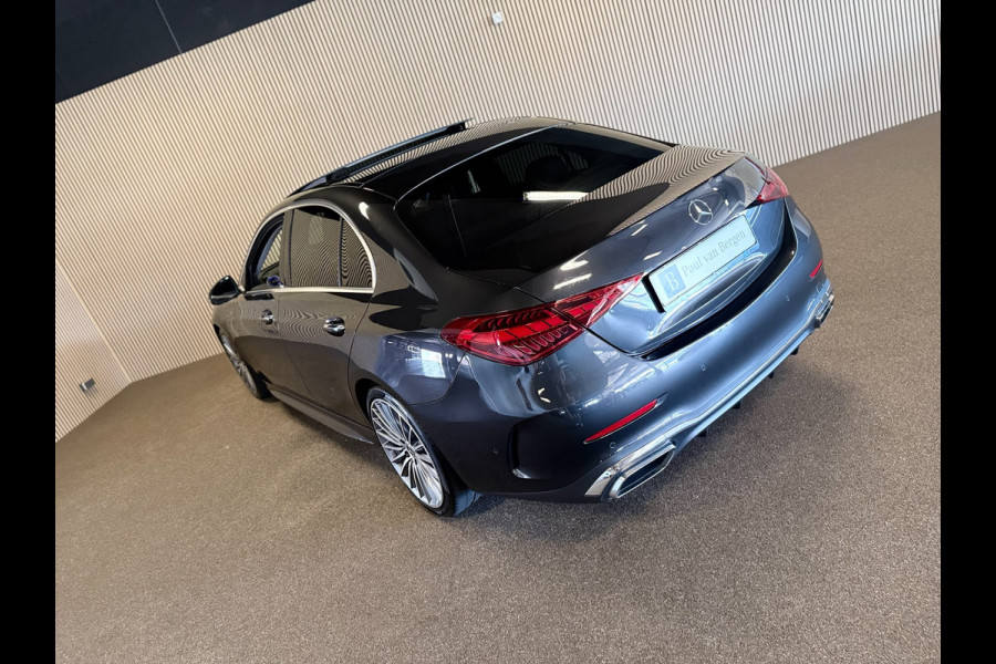 Mercedes-Benz C-Klasse 220D AMG STYLING-PANORAMA-MEMORY-BURMESTER-ACC-TREKHAAK-ZEER COMPLEET