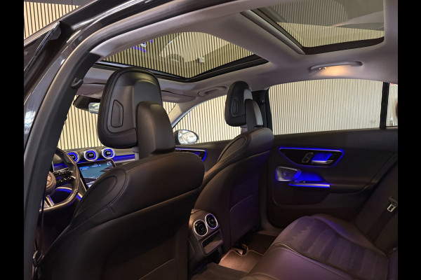 Mercedes-Benz C-Klasse 220D AMG STYLING-PANORAMA-MEMORY-BURMESTER-ACC-TREKHAAK-ZEER COMPLEET