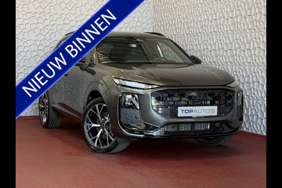Audi Q3 1.5 e-hybrid |S edition | 272pk | Leer | Pano | Trekhaak | Stoel/Stuur verw | Matrix Led | 20'' Lmv S Line | S-Line | S-edtion