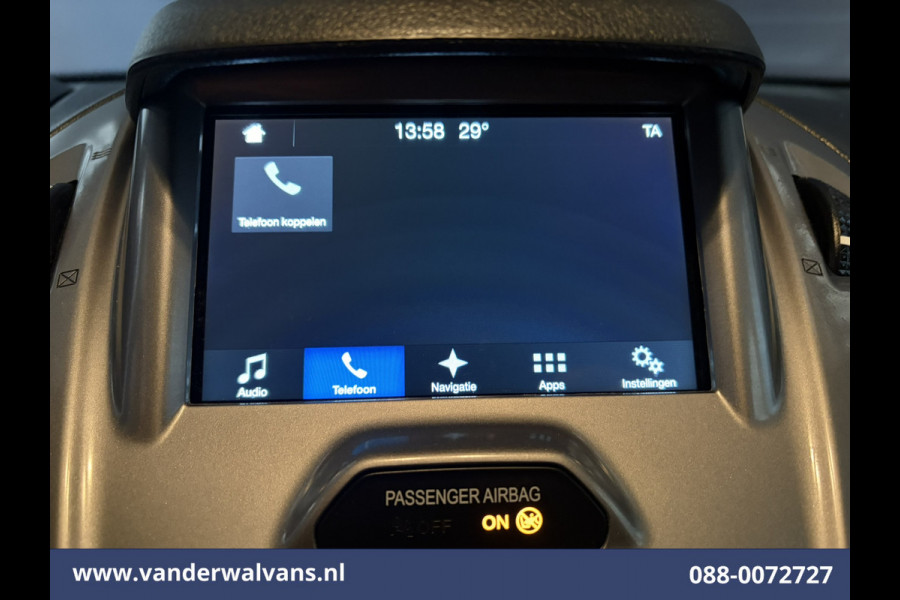 Ford Transit Connect 1.5 TDCI 101pk L1H1 Euro6 Airco | Navigatie | Camera | Android Auto | Trekhaak Parkeersensoren, Verwarmde voorruit