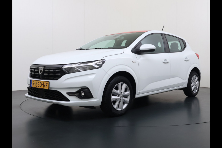 Dacia Sandero 1.0TCe 92PK 5Drs Navi Airco Apple Carplay Android Auto Cruise Control Bluetooth Pdc Comfort Isofix Regen-Lichtsensor ESP 1e Eigenaar Origineel Nederlandse Auto