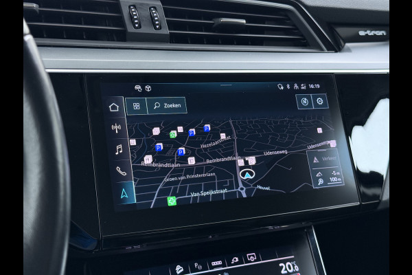 Audi e-tron 55 Quattro 408pk 95kWh Luchtvering LED Navi Ecc Edition Cruise Control Pdc Elek.Achterklep SOH 92% Lmv 19" Virtual Cockpit Led Isofix DAB Bluetooth 1e Eigenaar Origineel Nederlandse Auto Dealeronderhouden