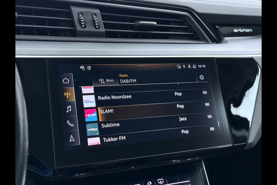 Audi e-tron 55 Quattro 408pk 95kWh Luchtvering LED Navi Ecc Edition Cruise Control Pdc Elek.Achterklep SOH 92% Lmv 19" Virtual Cockpit Led Isofix DAB Bluetooth 1e Eigenaar Origineel Nederlandse Auto Dealeronderhouden
