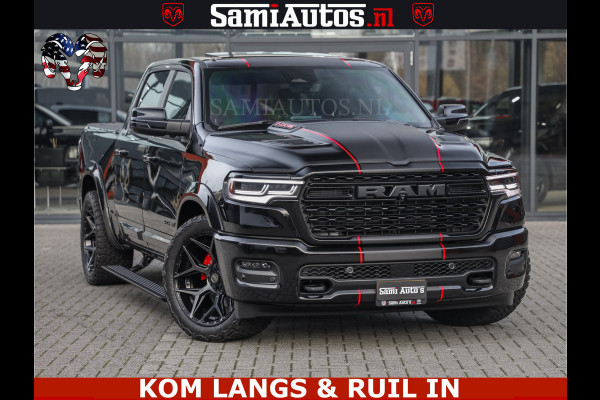 Dodge Ram LIMITED 2026 5.7 V8 HEMI | MAXIMAAL UITGERUST | DUBBELE CABINE | 5 PERSOONS | DC | Allernieuwste Limited uitvoering – volledig uitgerust met alle opties, inclusief MWK en normale laadbak Voorraad nr 3806