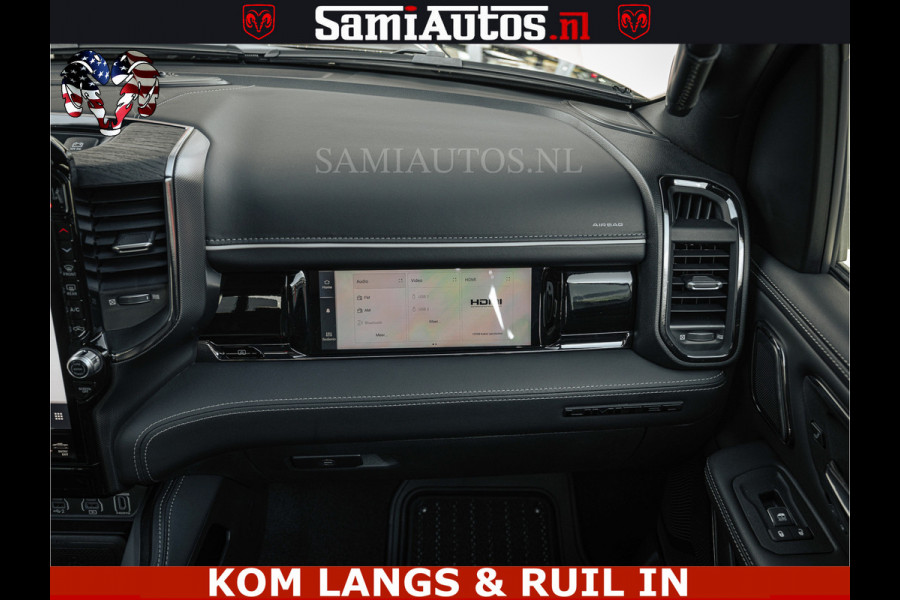 Dodge Ram LIMITED 2026 5.7 V8 HEMI | MAXIMAAL UITGERUST | DUBBELE CABINE | 5 PERSOONS | DC | Allernieuwste Limited uitvoering – volledig uitgerust met alle opties, inclusief MWK en normale laadbak Voorraad nr 3806