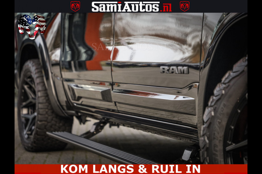 Dodge Ram LIMITED 2026 5.7 V8 HEMI | MAXIMAAL UITGERUST | DUBBELE CABINE | 5 PERSOONS | DC | Allernieuwste Limited uitvoering – volledig uitgerust met alle opties, inclusief MWK en normale laadbak Voorraad nr 3806