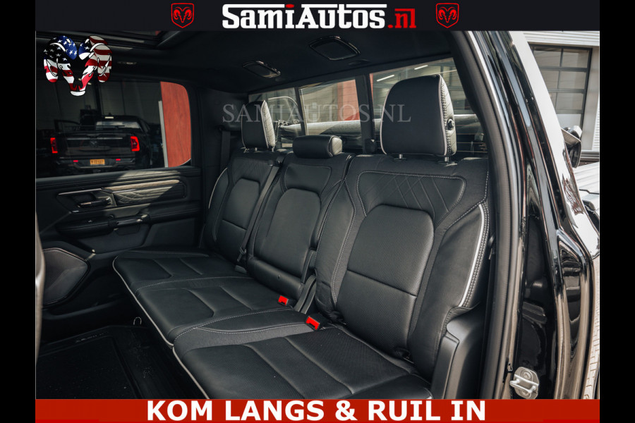 Dodge Ram LIMITED 2026 5.7 V8 HEMI | MAXIMAAL UITGERUST | DUBBELE CABINE | 5 PERSOONS | DC | Allernieuwste Limited uitvoering – volledig uitgerust met alle opties, inclusief MWK en normale laadbak Voorraad nr 3806